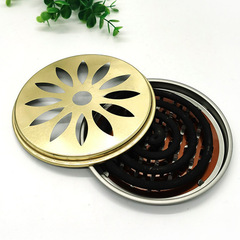 Direct Manufacturer Sales Summer Mosquito Coil Tray Bedroom Safe Fireproof Cover Mosquito Coil Rack with Pin Teeth Mosquito Coil Box Large Mosquito Coil Stand