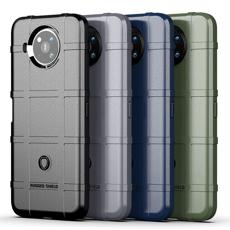 For Nokia 8.3 Phone Case Nokia 4.2 Protective Case Silicone Shield Frosted Thickened All-Covering Drop-Resistant Case