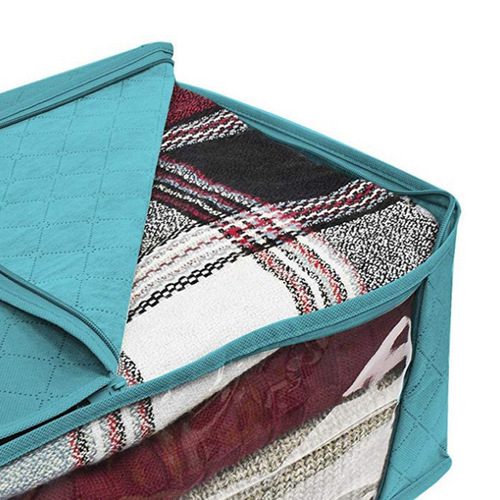 Non-woven dust bag, foldable storage quilt bag, wardrobe clothing organizer storage bag, cross-border