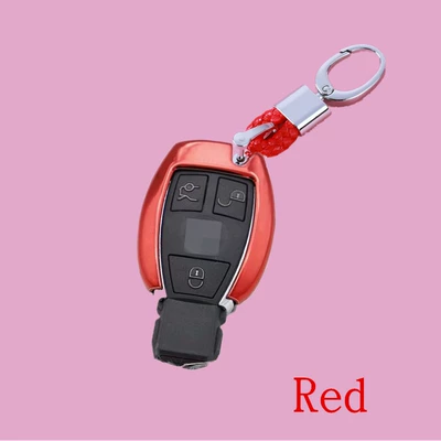 remote control protective cover, Static Rod/Key Bag - red-mercedes-buckle