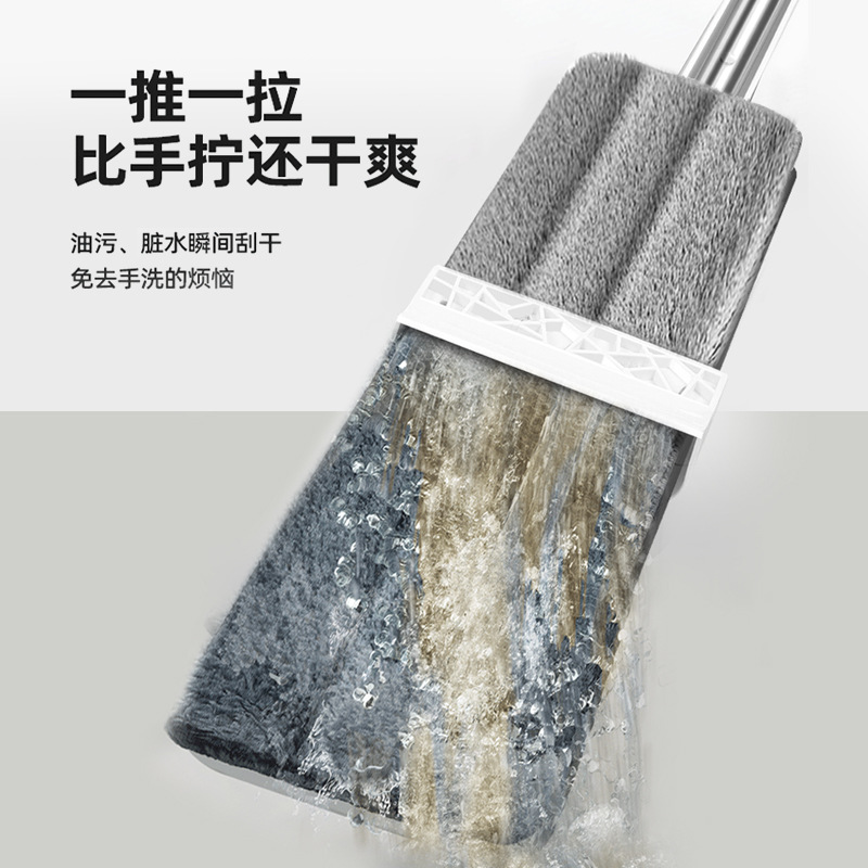 Venta al por mayor de fábrica reemplazo de paño trapeador reemplazo de paño de limpieza de piso trapeador húmedo y seco de doble uso entrega de una pieza