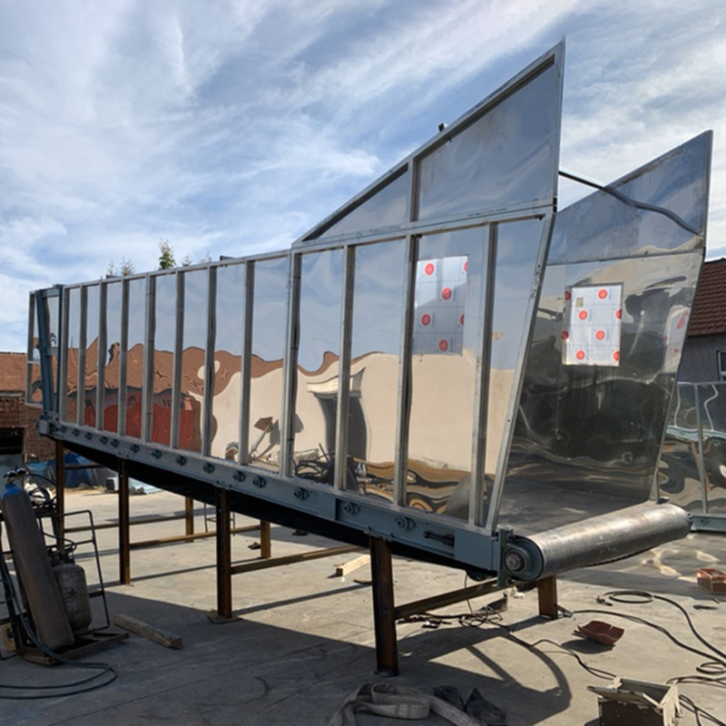 供应移动料仓塑料机械 销售传动带塑料造粒机械配套移动料仓