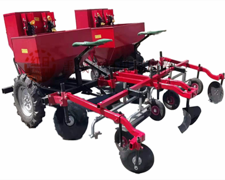 农用马铃薯播种机   禹城红日土豆种植机  拖拉机悬挂薯类播种机