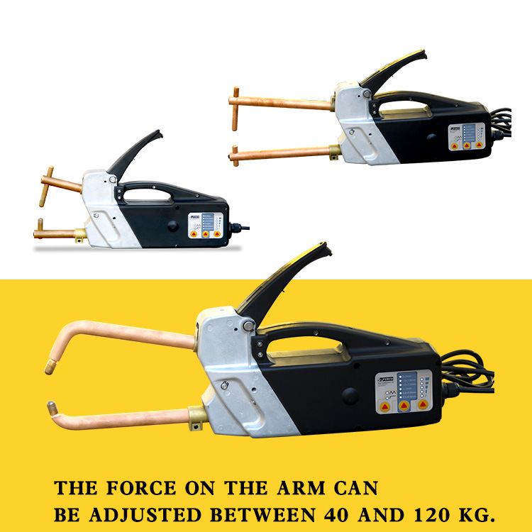 Máquina de soldadura por puntos de doble cara de chapa automotriz, máquina de soldadura de par de resistencia, máquina de reparación de juntas de soldadura de mano, herramienta de soldadura, reparación de juntas de soldadura