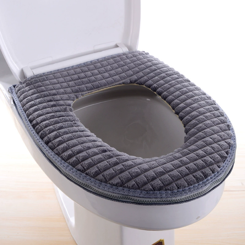 Winter toilet, universal keep warm pillow with zipper, increased thickness