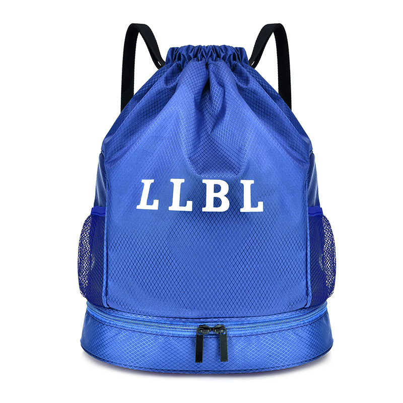 Cordón de nylon mochila simple ligero cordón bolsa de fitness viaje portátil casual nylon cordón bolsa image 9