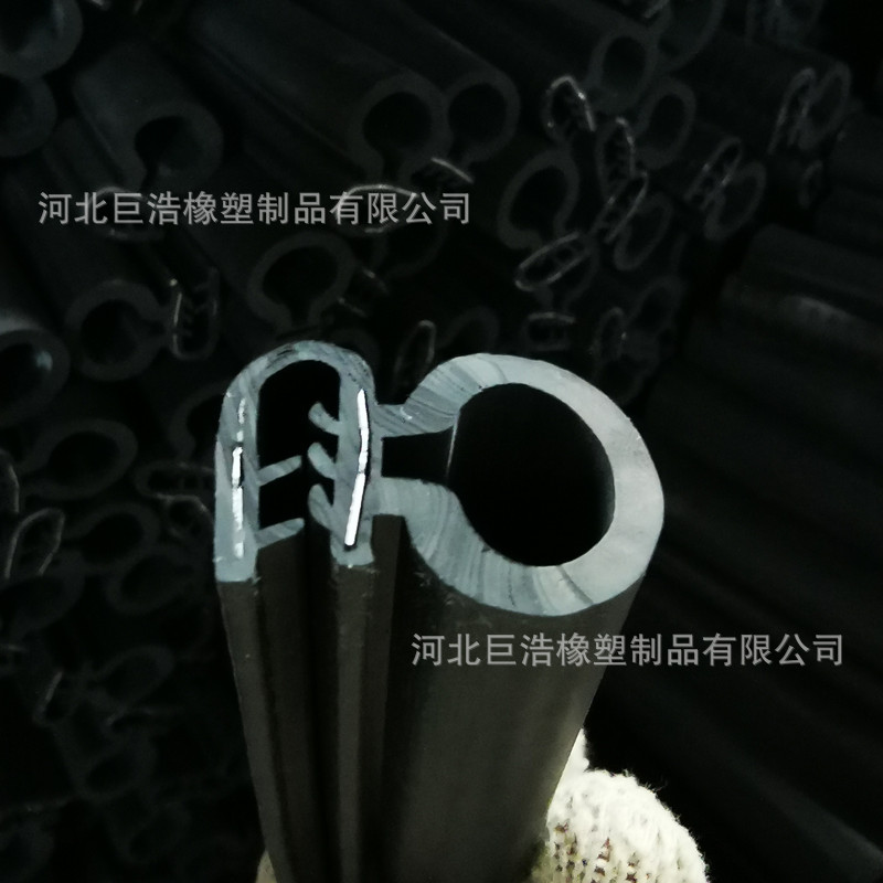 汽车门防撞密封橡胶条 复合侧泡防撞密封条 三元乙丙橡胶密封条