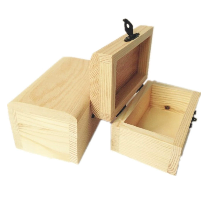 Handmade DIY Painted Snowflake Mud Pearl Plaid Plastic Poly Wood Jewelry Small Box Miku Model Direct Sales