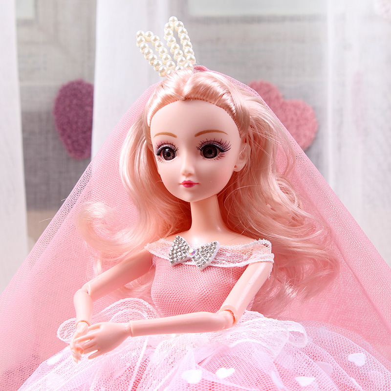 Constant Tide Confused Barbie Princess Vinyl Doll Set Box Simulation Doll Stall Supply Small Gifts Children's Toys