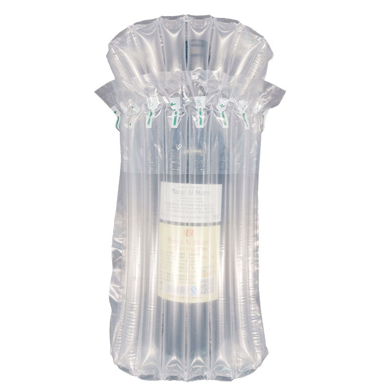 8-columna 32cm alta bolsa de columna de vino tinto Erguotou botella de vino columna de aire bolsa de embalaje inflable bolsa de columna de burbuja de embalaje expreso