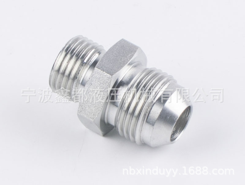 永华标准公制外螺纹卡套式/美制JIC外螺纹74°外锥直通 1CJ/1DJ