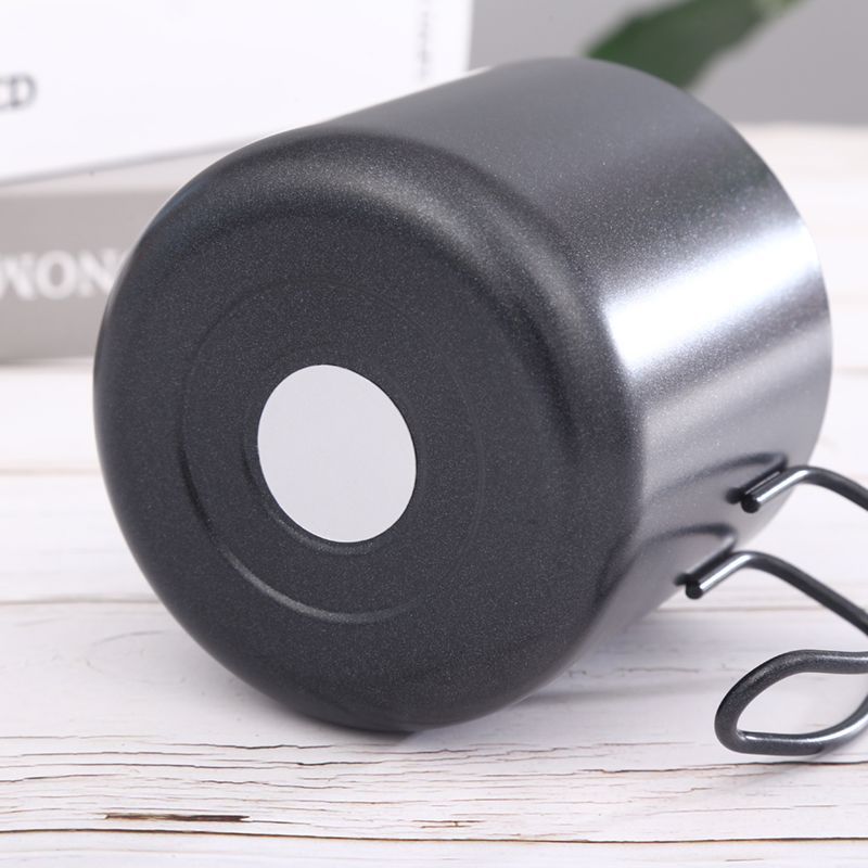 Taza de acero inoxidable kindergarten bebé escuela taza regalo de moda pequeña taza mango portátil taza al por mayor