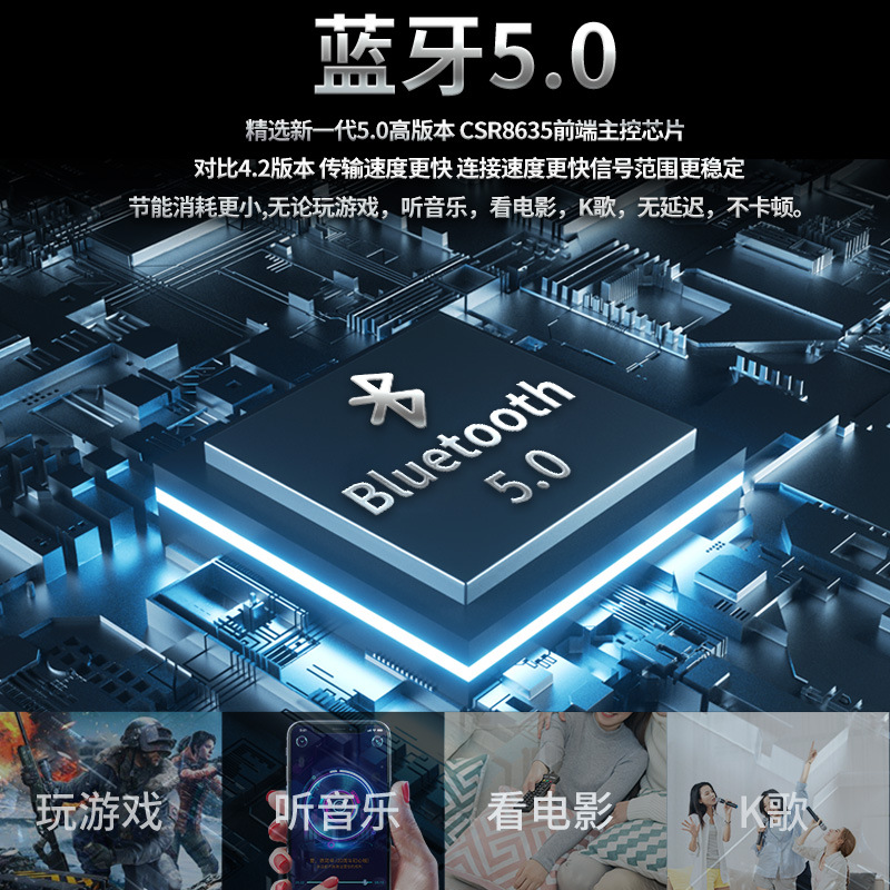 Personalizado/fanático B21 auricular táctil Bluetooth inalámbrico auricular auricular auricular auricular de graves pesados