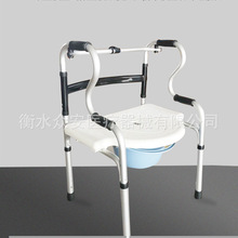 铝合金双弯助行器洗澡椅带坐板带坐便