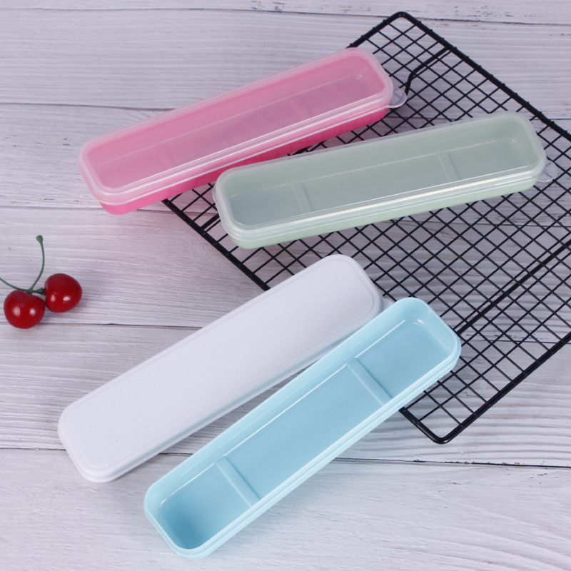 プラスチック製携帯食器箱 チーズ保存空箱 学生用箸・スプーン卸売|undefined