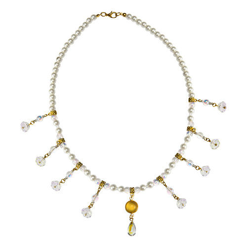 Yingluo necklace ancient style necklace pearl soft necklace ancient costume Xiuhe suit Tang style Hanfu accessories 15.9GF019