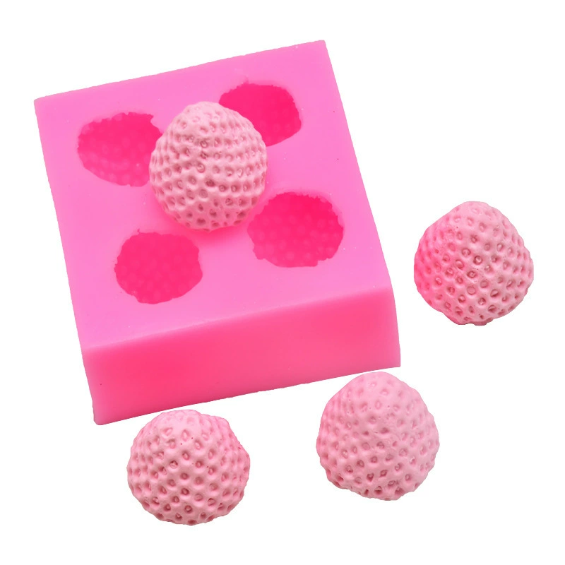 Strawberry, aromatherapy, candle, three dimensional silicone mold, in 3d format, DIY