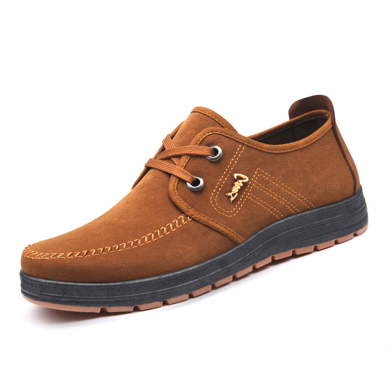 Zapatos de tela viejos de Beijing con suela de tendón de res, zapatos casuales antideslizantes para el trabajo de los hombres, zapatos individuales de primavera y otoño, zapatos de algodón para papá, caminar más terciopelo para mantener el calor
