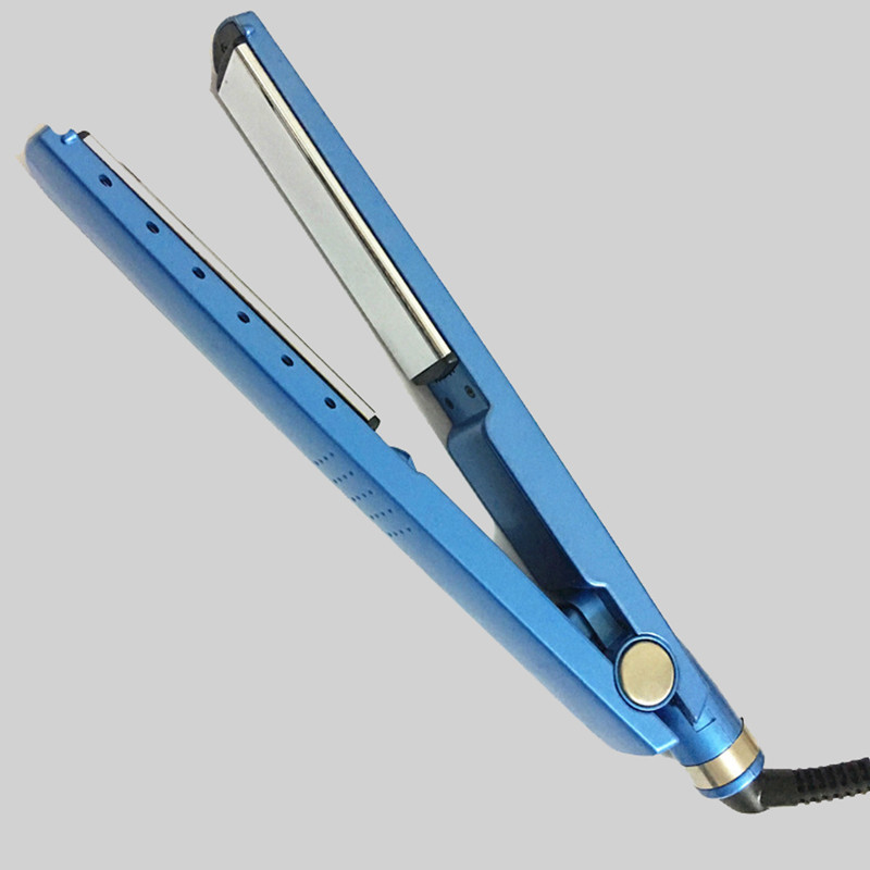 Una sola pieza de entrega de la fábrica de comercio exterior trimestre azul de madera contrachapada de comercio exterior plancha de pelo 1 1/4 de doble voltaje image 1