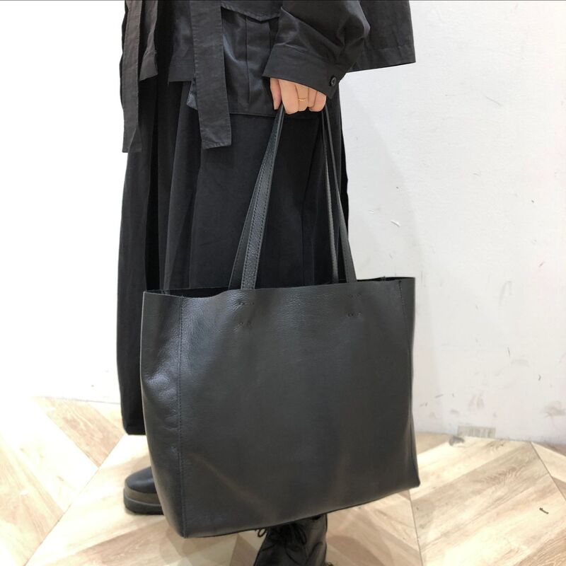 Genuine Leather Handmade Top Layer Cowhide Shoulder Bag Underarm Bag Porter Bag Handbag Women's Style Large Bag