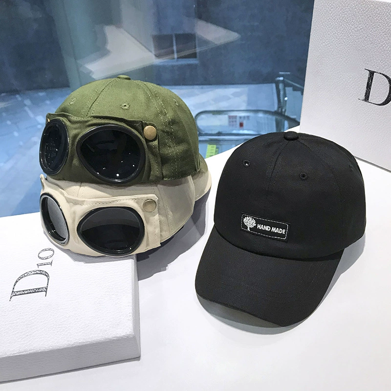 Hat, glasses, brand universal sunglasses, baseball cap, Korean style
