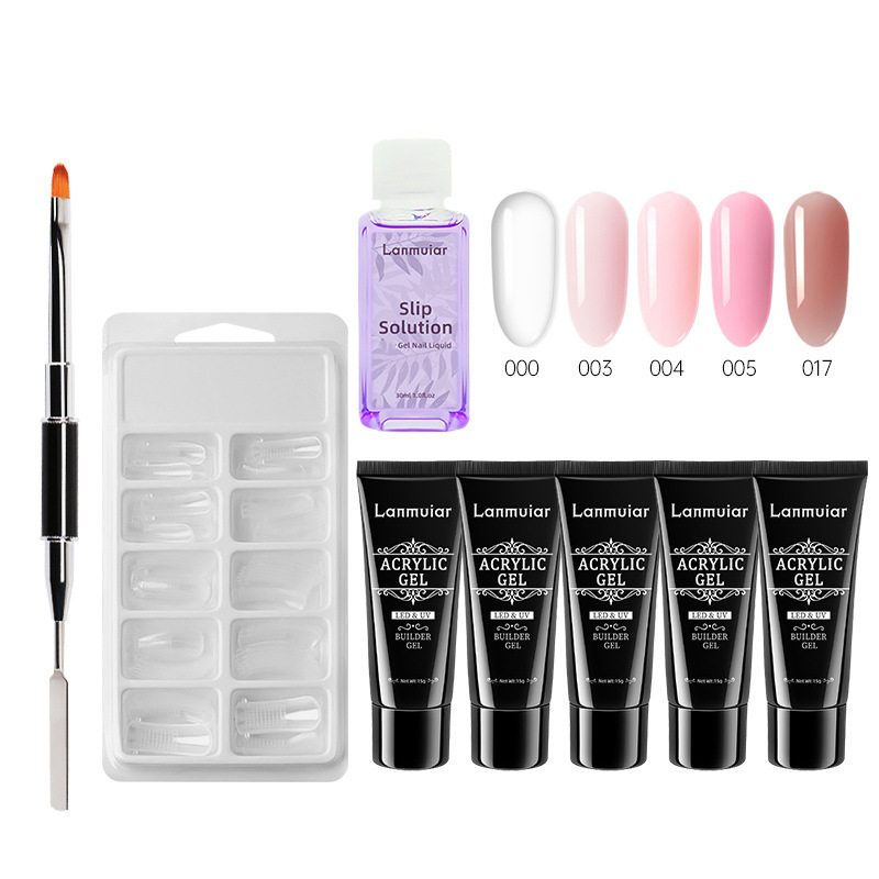 15g Crystal Nail Extension Gel Uv Phototherapy Gel Set Acrylicgel Gel Crystal Nail Art Gel