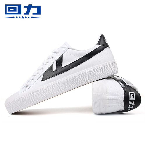 Pull back A328X lace-up canvas shoes, sneakers, sports and leisure student shoes, men and women, couple white shoes, low-top Korean version