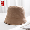 Velvet demi-season colored universal bucket, Japanese hat, Korean style, internet celebrity