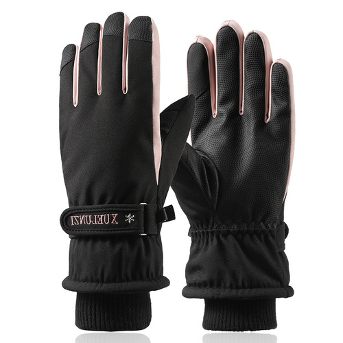 Wholesale outdoor ski gloves for women winter cotton warm windproof waterproof touch screen cycling cycling sports cycling