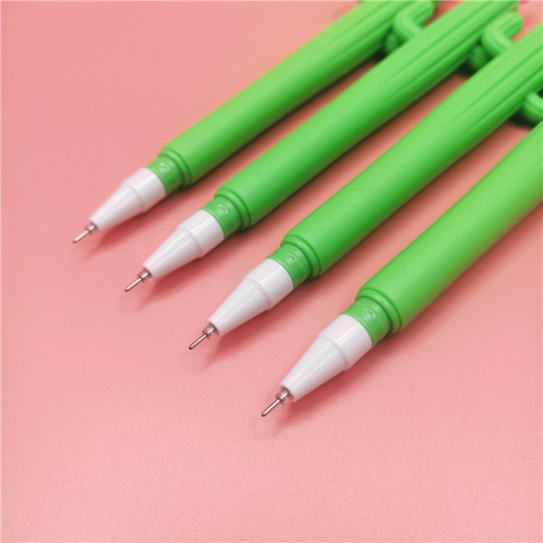 Creative cactus plant black signature pen office water pen student stationery exam gel pen vegetable radish pen