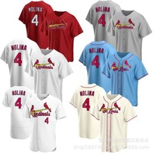 外贸棒球球衣 红雀队Cardinals #4Molina 28号ARENADO jersey