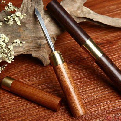 Pizu Tea knife Ebony Rosewood Tea Cone parts Pu'er tea cakes tool Tea needle