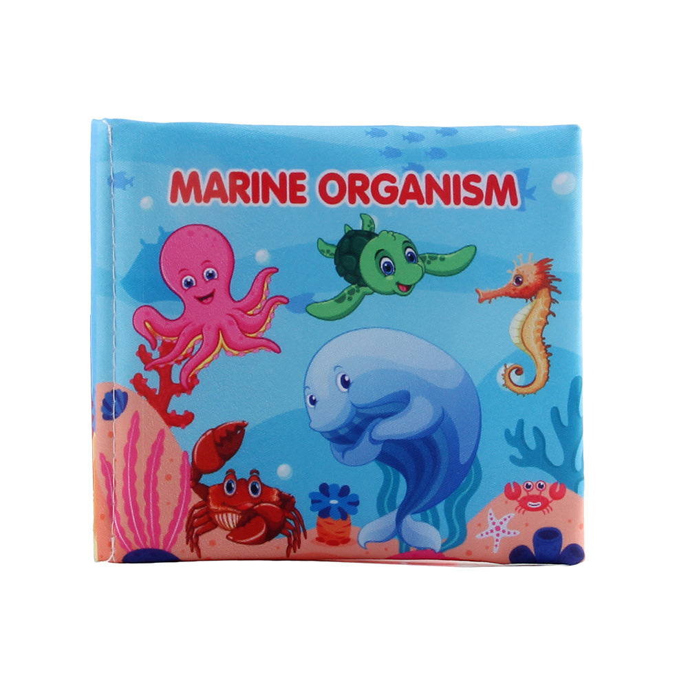 Nueva educación temprana de los niños libro de tela inglesa en tres dimensiones bebé libro de tela labrable bebé juguete fabricante de libros de palma en stock