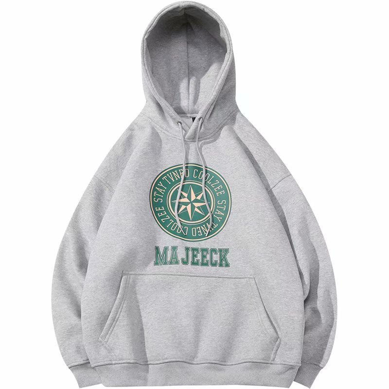 Primavera y otoño suéter de los hombres con capucha marca de moda ins suelta estilo de Hong Kong superior estilo coreano de moda estudiante guapo pareja abrigo