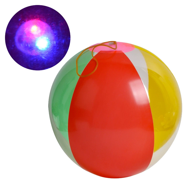 Надувной светящийся мяч из шести частей пляжный мяч надувная игрушка стойл горячая Распродажа светящийся мяч