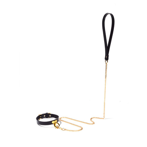 K9 Training Collar for Men and Women, Adult Sex Toys, Restraint Fetish Leather Collar, Female Dog Leash Bondage