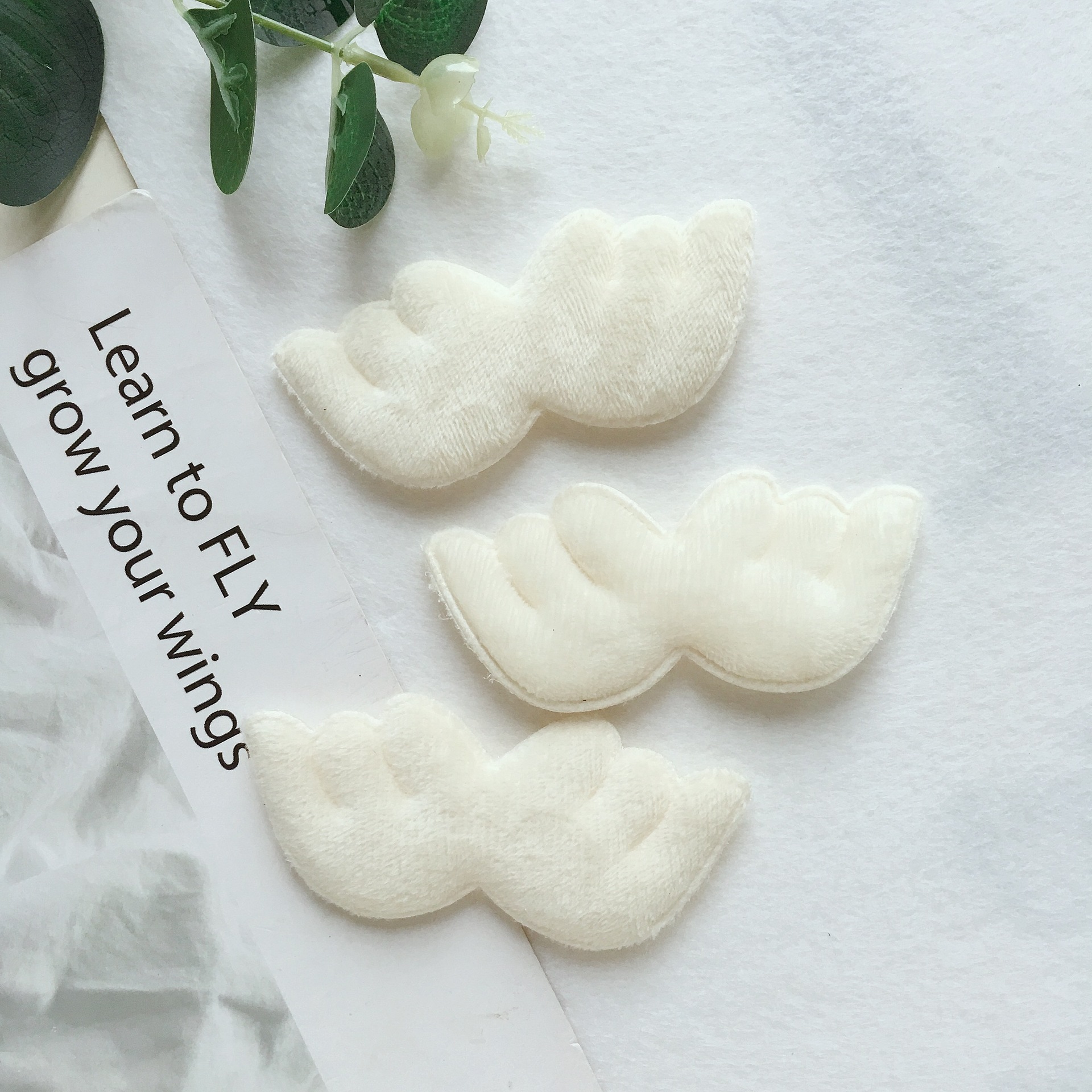 新款卡通毛绒配件个性翅膀可爱创意公仔 DIY服饰包包帽子配饰批发