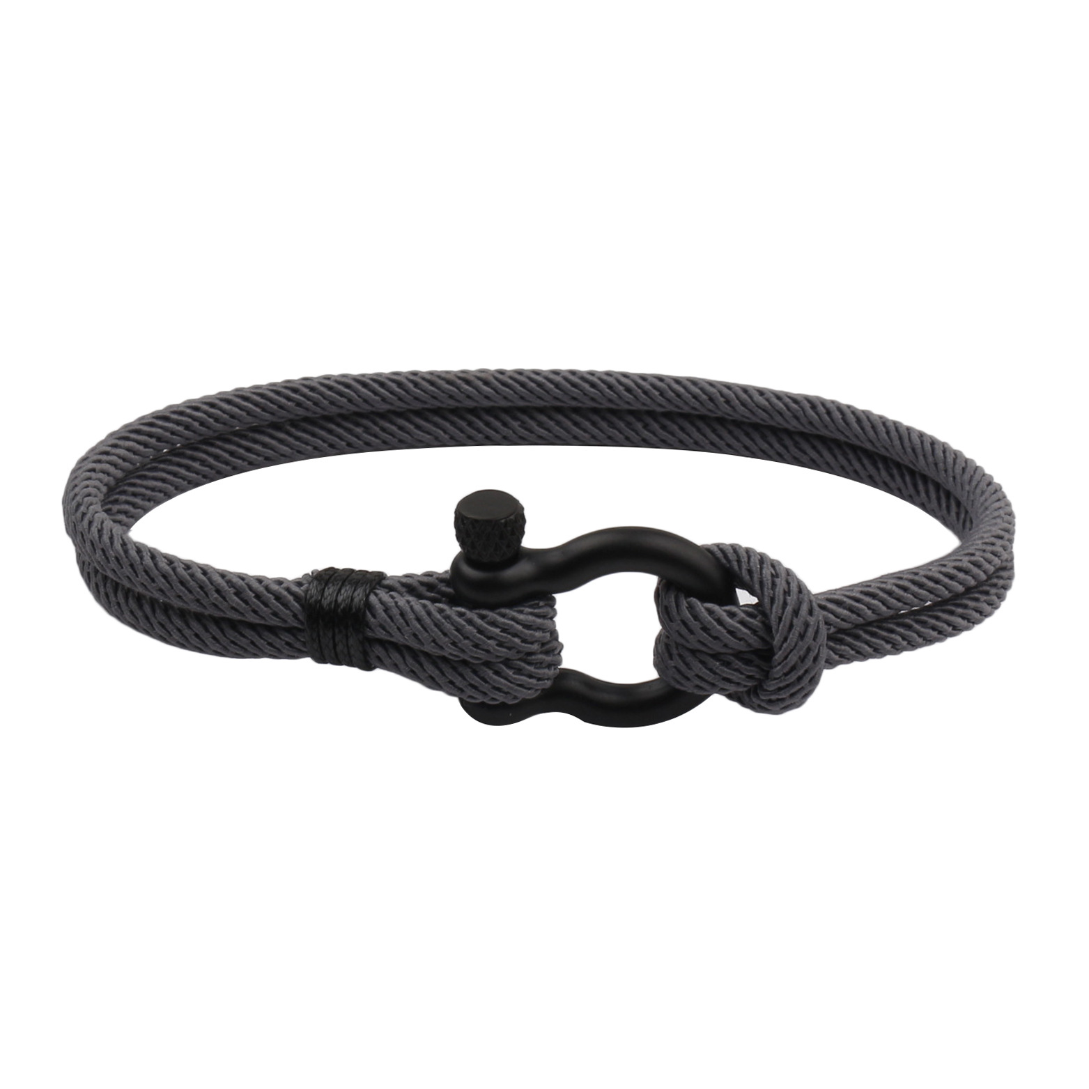 Nueva LÍNEA DE Milán de acero inoxidable negro pulsera de playa joyería simple rojo año de nacimiento pulsera pareja