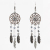 Beads, fashionable retro golden earrings, accessory with tassels, suitable for import, European style, wholesale