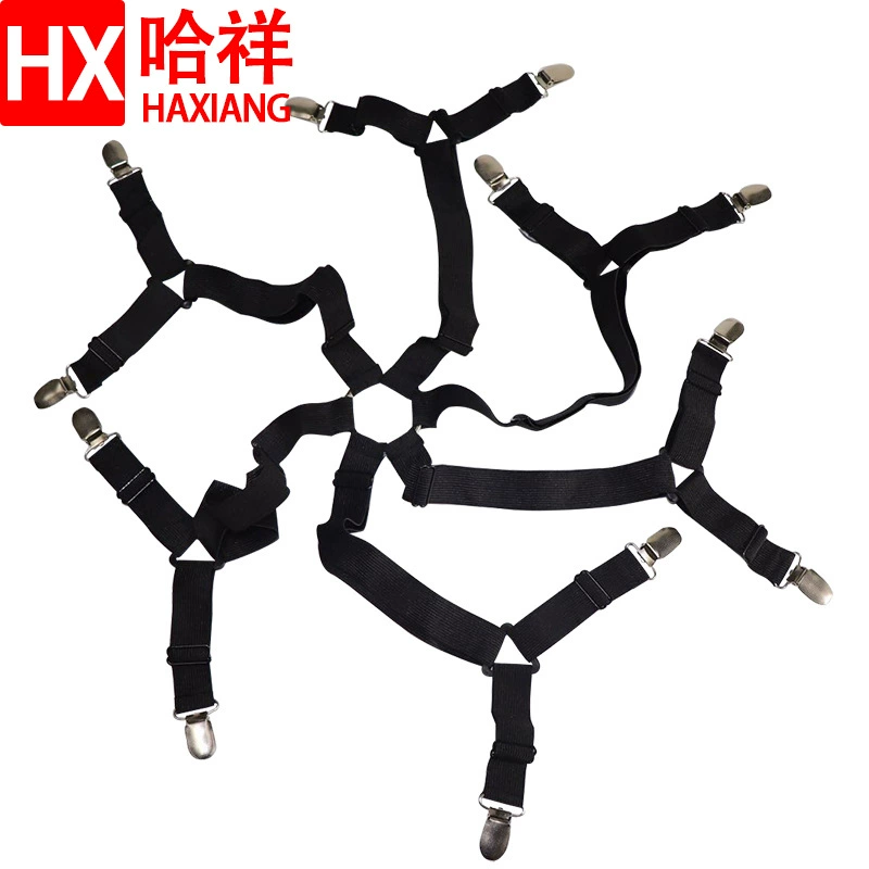 12 зажимов Зажим для простыни 6 боковых простыней Фиксатор Трансграничный взрыв Нескользящий шесть боковых простыней Крепежный ремень Регулируемый