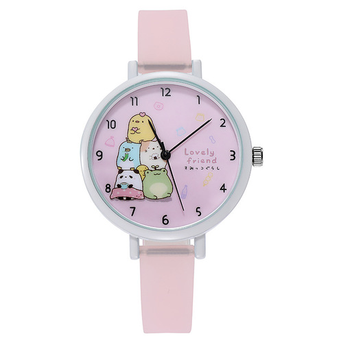 Fashion watch silicone quartz student watch luminous large dial women's watch women's watch foreign trade wholesale