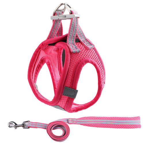 Amazon Dog Harness Dog Leash Reflective Vest Dog Chain Pet Vest Style Harness Pet Walking Supplies