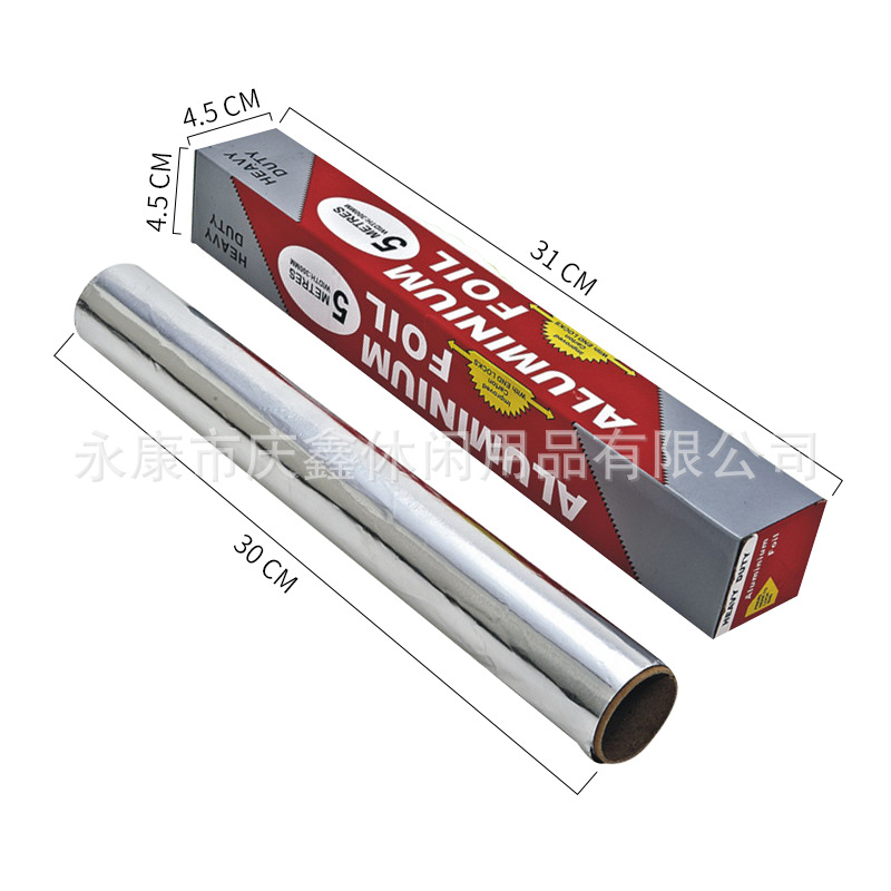 Papel para hornear Papel de aluminio grueso Papel de aluminio para barbacoa Papel de aluminio para horno Papel de almohadilla de barbacoa exterior