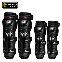 SULAITE summer motorcycle riding knee pads sports protective breathable leg pads and elbow pads windshield rider equipment