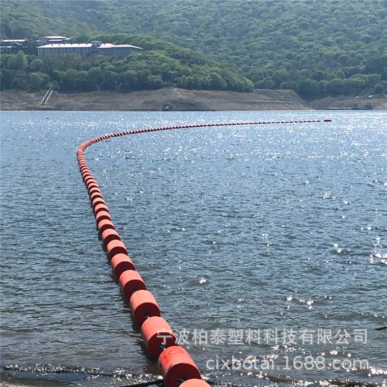 警示隔离水域拦截浮筒 五水共治塑料拦截浮漂