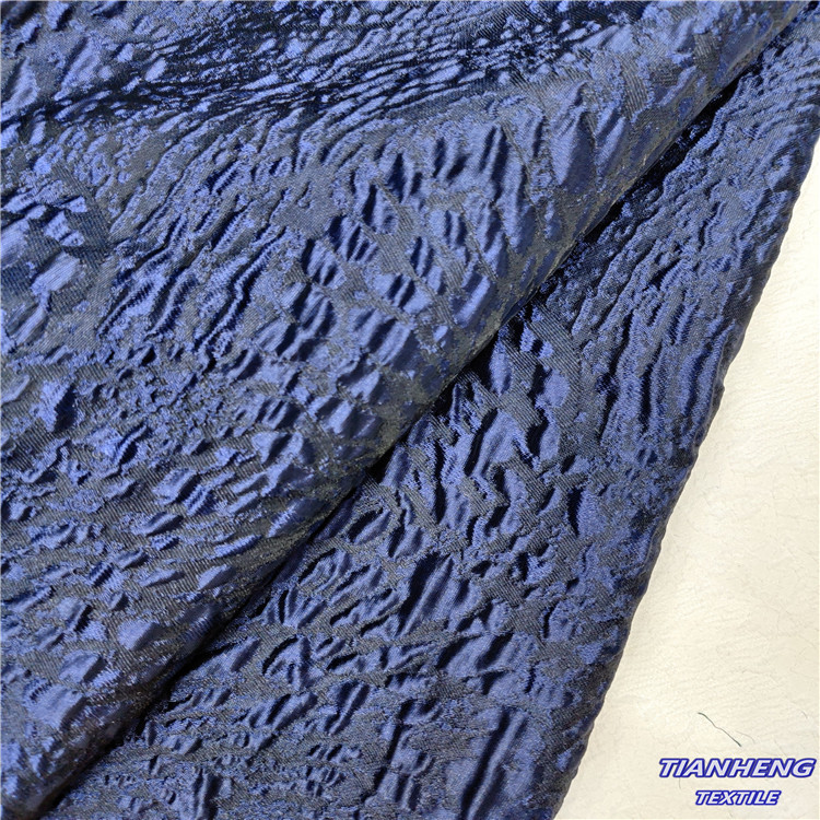 H-3035#春秋夏薄款提花 时装西装外套连衣裙短裙箱包帽子面料直供