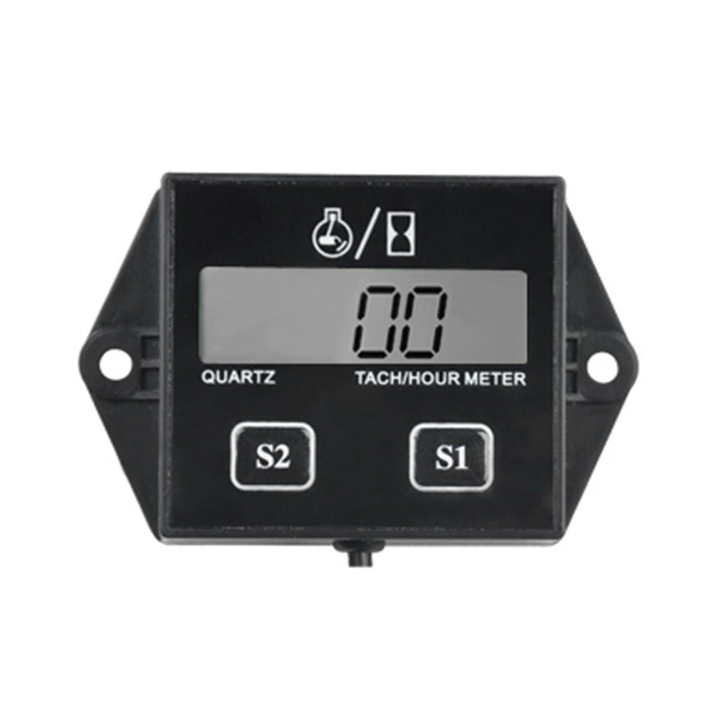 Мотоцикл цифровой тахометр ATV Аккумулятор Сменный таймер скорости обслуживания напоминание счетчик часов