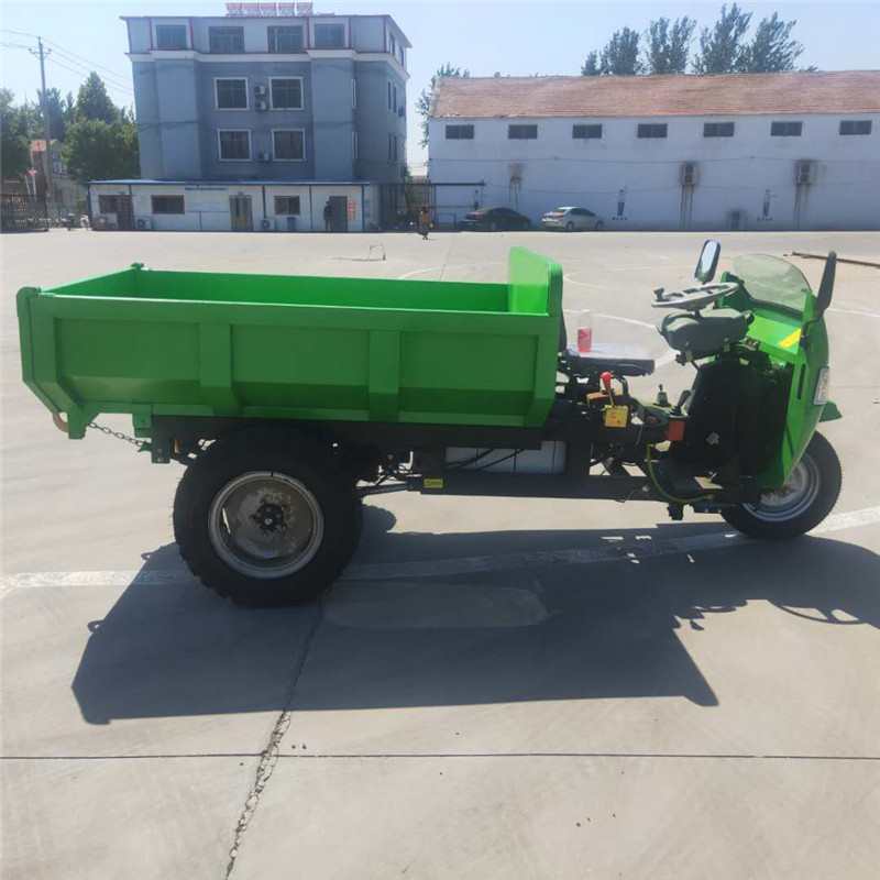 8匹砂石水泥运输 车架工程三轮车15-28马力三轮车农用拉土车