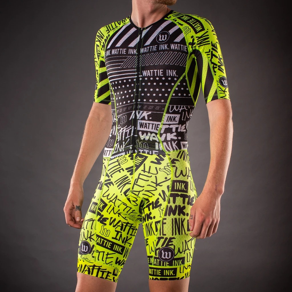 Wattie lnk men's triathlon jumpsuits running swimming suits can be wholesale by foreign trade companies.