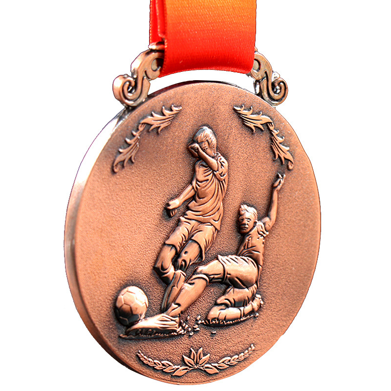 Venta al por mayor de oro y plata medalla de competencia de cobre maratón juegos de metal listado conmemorativo medalla personalización